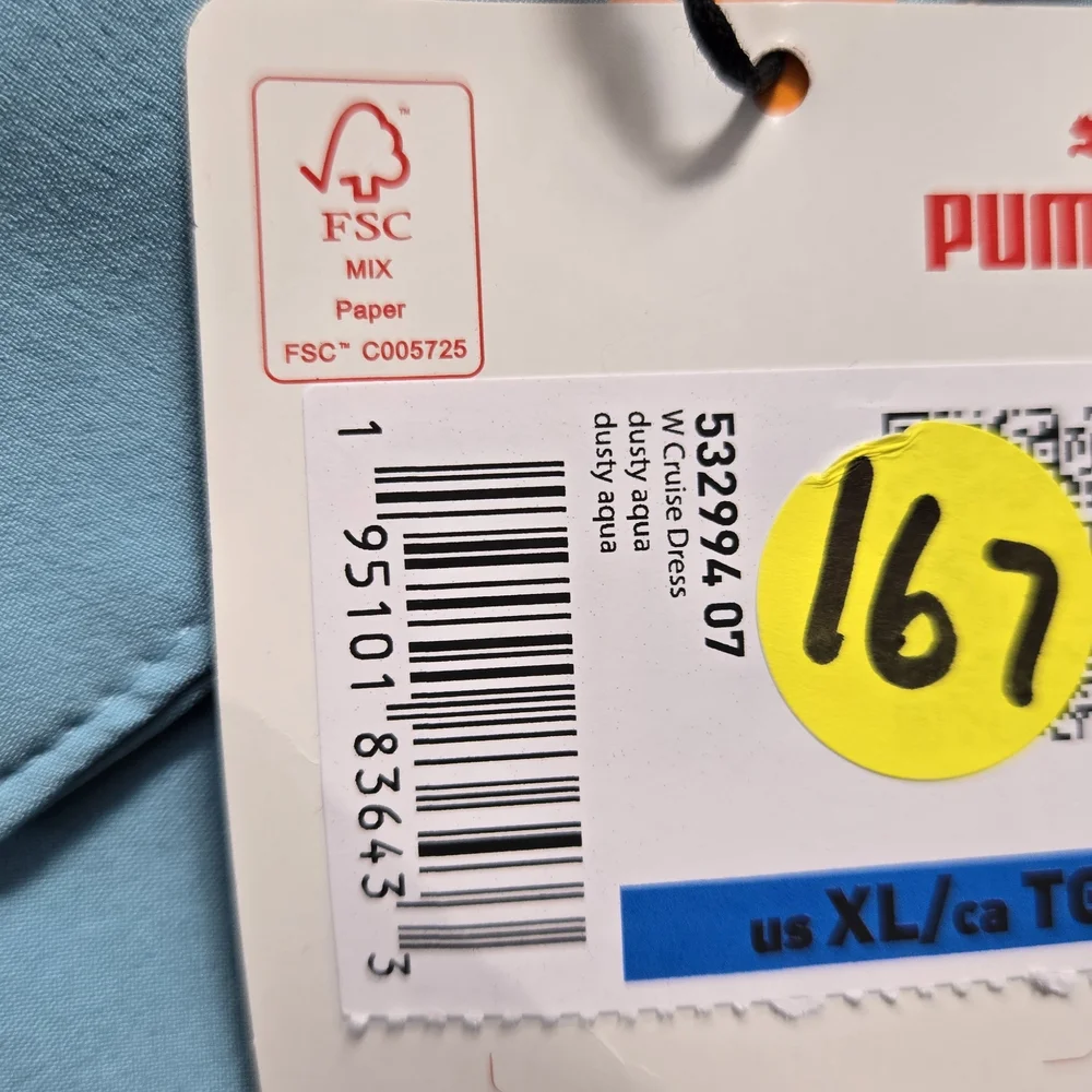 Puma Women's Cruise Golf Dress WITH shorts NEW size XL - Picture 15 of 15